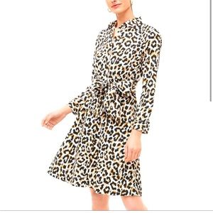 J. Crew Shirt Dress Leopard Animal Print | 00